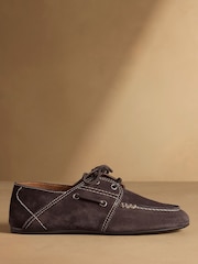 Russell & Bromley Dark Brown Somerford Loafers - Image 3 of 7