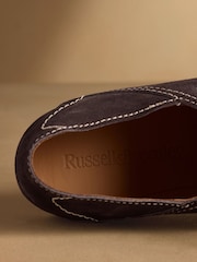 Russell & Bromley Dark Brown Somerford Loafers - Image 4 of 7