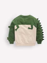 Boden Green 3D Animal Sweatshirt - Image 2 of 3