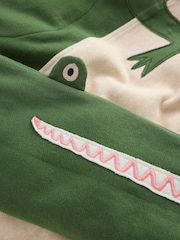 Boden Green 3D Animal Sweatshirt - Image 3 of 3