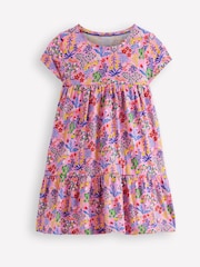 Boden Pink Ariel Twirly Jersey Dress - Image 1 of 3