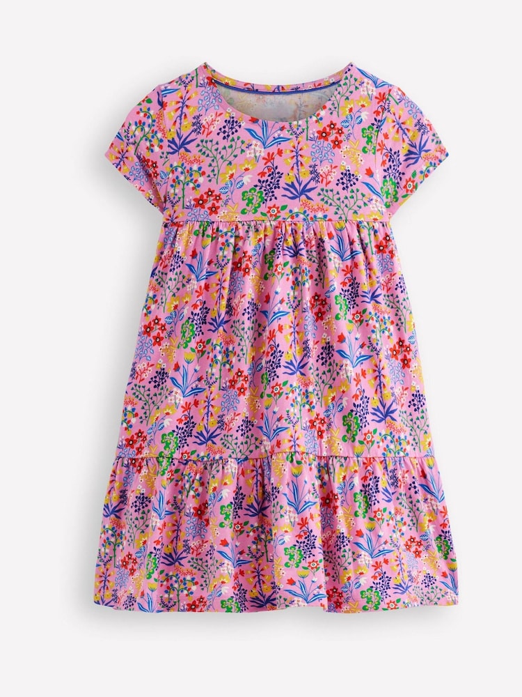 Boden Pink Ariel Twirly Jersey Dress - Image 1 of 3
