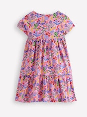 Boden Pink Ariel Twirly Jersey Dress - Image 2 of 3