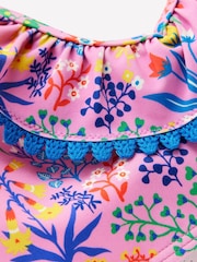 Boden Pink Frill V-Neck Bikini Set - Image 3 of 3