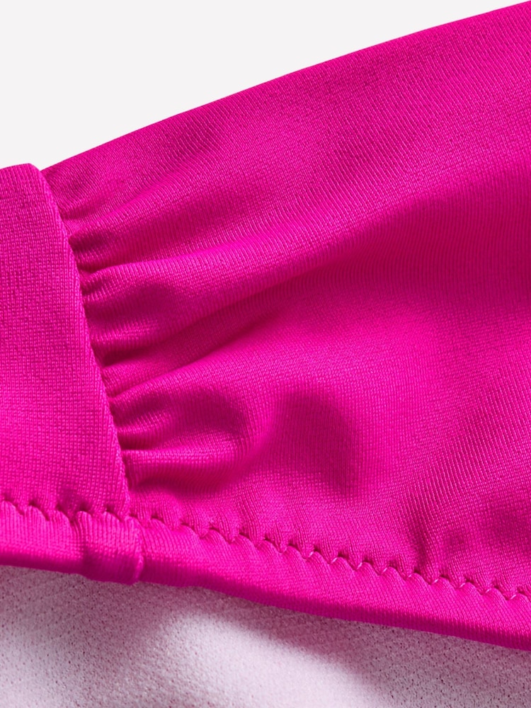 Boden Pink Classic Ruched Bikini Bottoms - Image 7 of 7