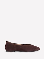 Boden Brown High Cut Ballet Flat Shoes - Image 5 of 6