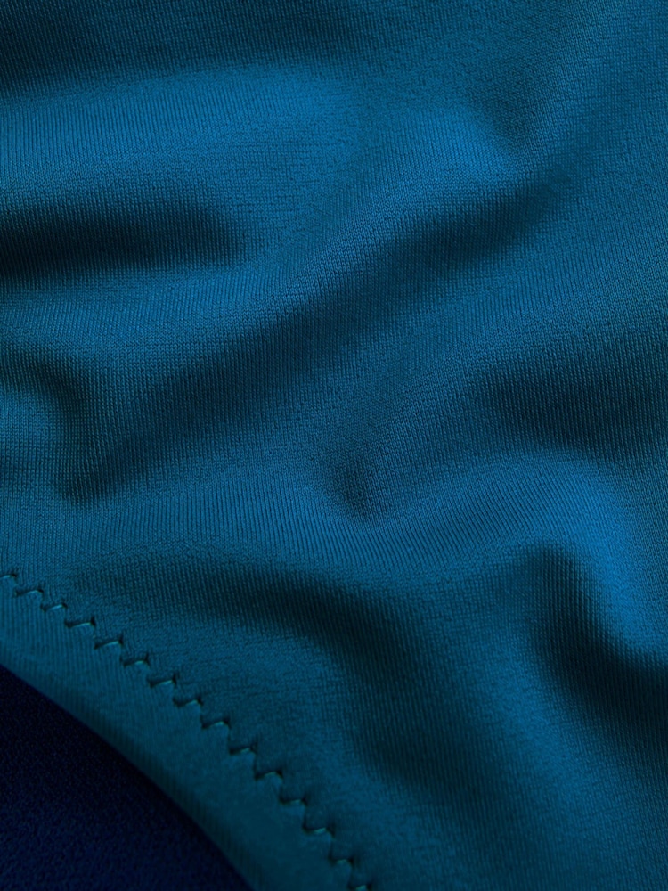 Boden Blue Classic Ruched Bikini Bottoms - Image 7 of 7