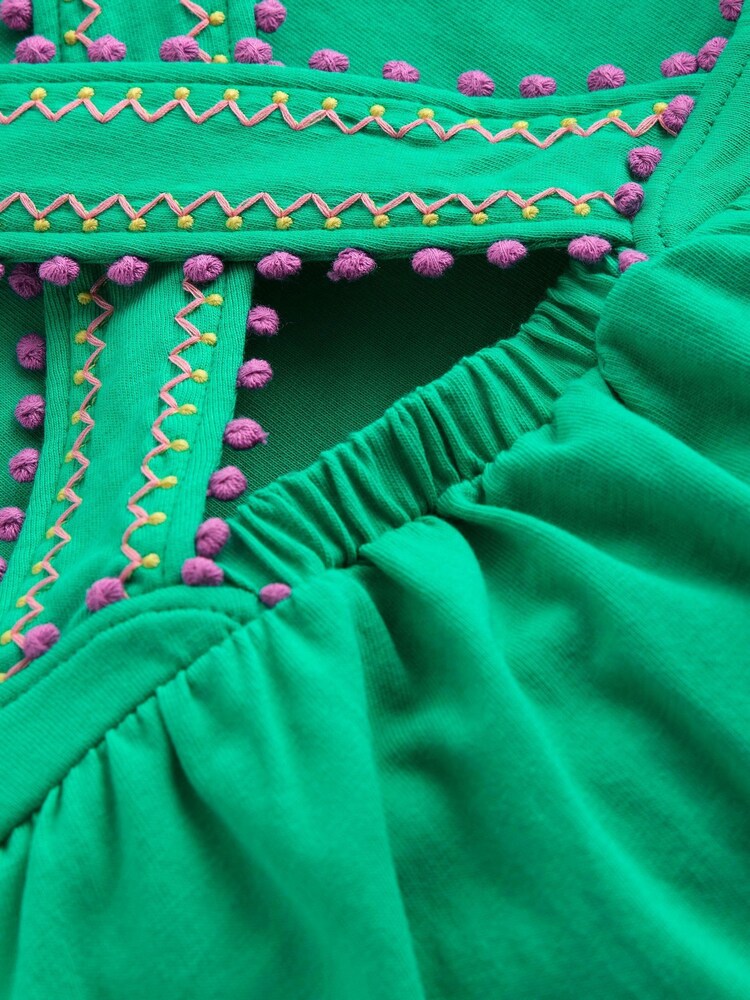 כחול - Boden Cross-Back Pom Trim Top - תמונה 3 מתוך 3 כחול - Boden Cross-Back Pom Trim Top - תמונה 3 מתוך 3