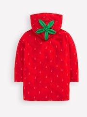 Boden Red Fun Romie Towelling Zip-Up Cover-Up - Image 2 of 3