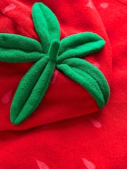 Boden Red Fun Romie Towelling Zip-Up Cover-Up - Image 3 of 3