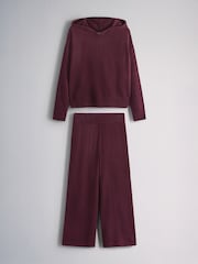 The Set Hoodies And Joggers Set Burgundy Red - Image 1 of 5