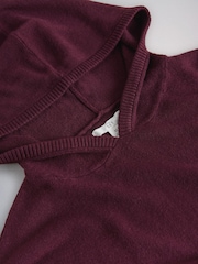 The Set Hoodies And Joggers Set Burgundy Red - Image 5 of 5