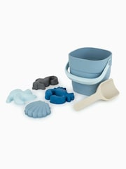KIDLY by MORI Blue Foldaway Bucket Spade & Sand Mould Beach Toy Set - Image 1 of 4