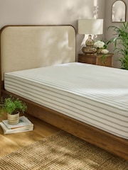 Laura Ashley Moss Green Henley Stripe Deep Fitted Sheet - Image 2 of 3