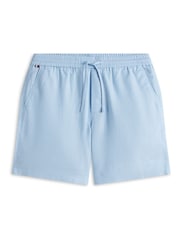Blau - Tommy Hilfiger Dover Linen Blend 8" Inseam Chino Shorts - Bild 5 von 5