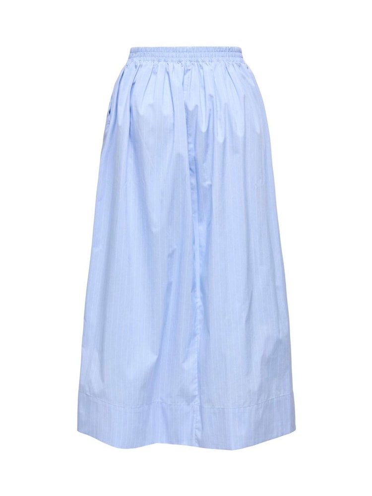 JDY Blue Midi And White Stripe Skirt - Image 6 of 6 JDY Blue Midi And White Stripe Skirt - Image 6 of 6
