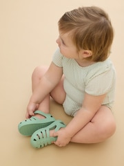 グリーン - KIDLY by MORI ソフトで快適なジェリーサンダル - 画像 1 / 4