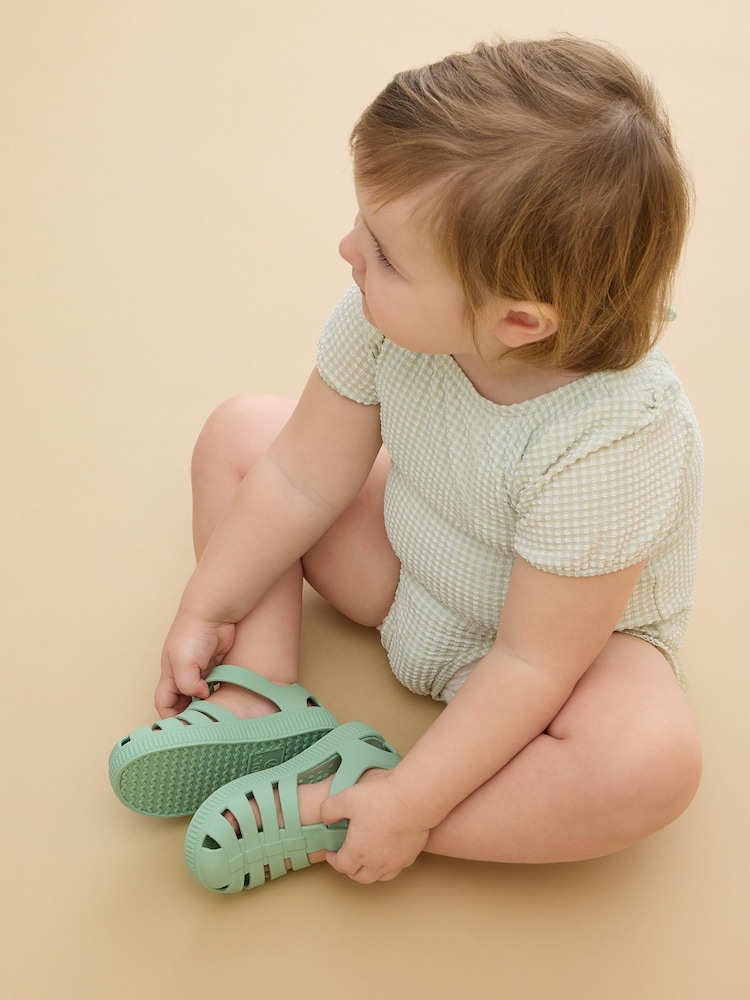 グリーン - KIDLY by MORI ソフトで快適なジェリーサンダル - 画像 1 / 4