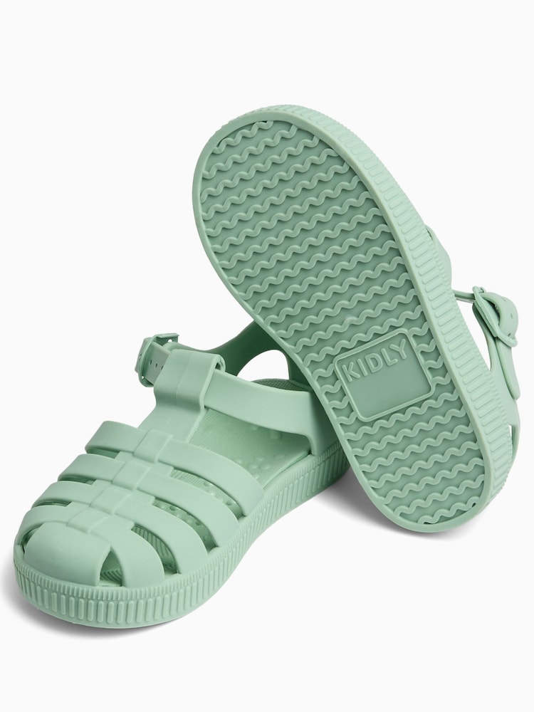 グリーン - KIDLY by MORI ソフトで快適なジェリーサンダル - 画像 4 / 4
