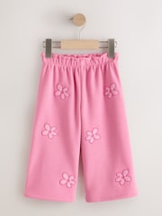 Navy/ Pink/ Green Cosy Barrel Trousers 3 Pack (3mths-7yrs) - Image 3 of 7