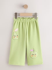Navy/ Pink/ Green Cosy Barrel Trousers 3 Pack (3mths-7yrs) - Image 4 of 7