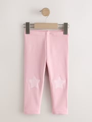 Noir/Bleu/Rose - Leggings doublés en polaire douce 4 paquet (3mois-7ans) - Image 2 sur 8