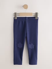 Noir/Bleu/Rose - Leggings doublés en polaire douce 4 paquet (3mois-7ans) - Image 3 sur 8