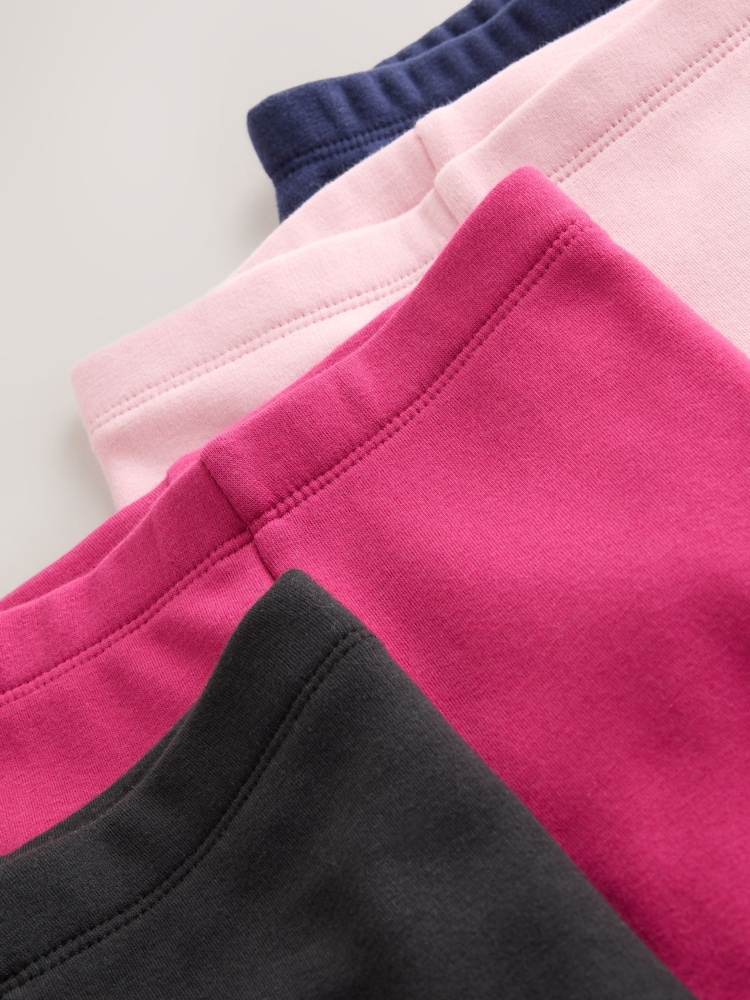 Noir/Bleu/Rose - Leggings doublés en polaire douce 4 paquet (3mois-7ans) - Image 8 sur 8