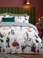 Furn Oatmilk Trick or Treat Reversible Duvet Cover and Pillowcase Set - Image 4 of 4