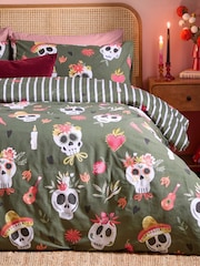 Furn Day of the Dead Tvåsidig Påslakan och Örngottset - Bild 4 av 4