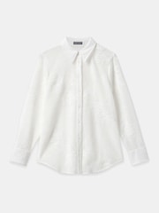 Mint Velvet メッシュ刺繍入りシャツ - 画像 3 / 4