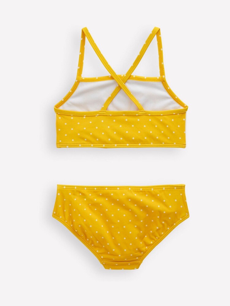 Boden Yellow Logo Cross Back Bikini - Image 2 of 3