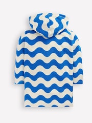 Boden Blue Romie Towelling Zip Throw On Cover-Up - Image 2 of 3