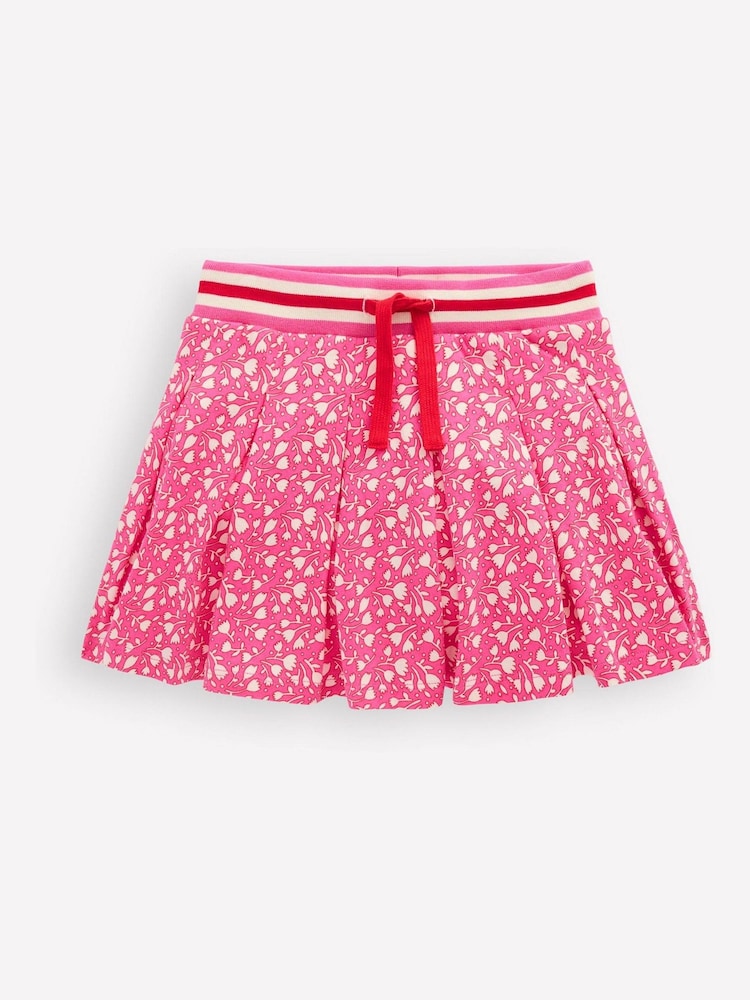 Boden Pink Pleated Jersey Skort - Image 1 of 4 Boden Pink Pleated Jersey Skort - Image 1 of 4