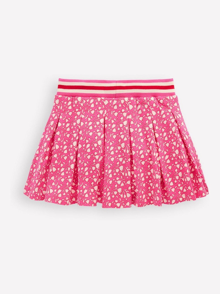 Boden Pink Pleated Jersey Skort - Image 2 of 4 Boden Pink Pleated Jersey Skort - Image 2 of 4