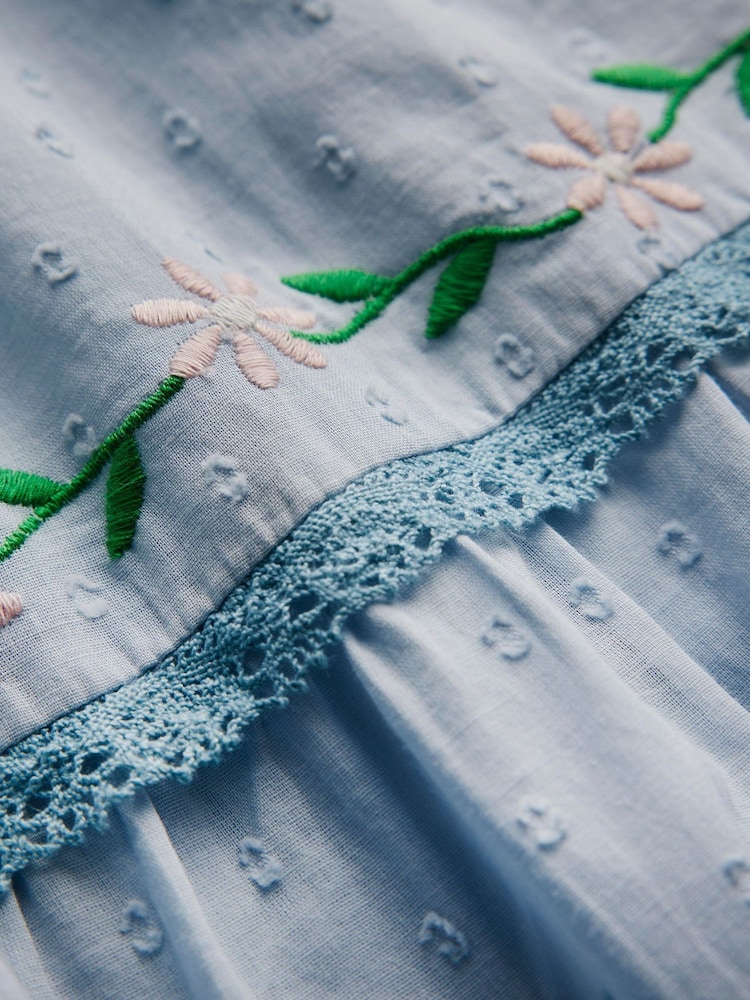 Μπλε - Φόρεμα μίντι με σιρίτι και μπούστο Boden - Εικόνα 3 από 3