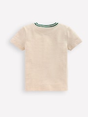 Boden Natural Short Sleeve Mid Weight T-Shirt - Image 2 of 3
