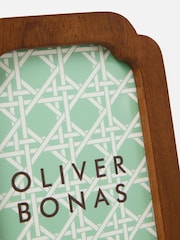 Oliver Bonas Brown Safira Wooden Photo Frame 6x4 - Image 3 of 4