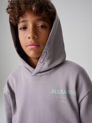 smALLSAINTS Purple Underground Oversized Pullover Hoodie - Image 3 of 13