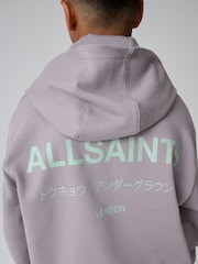 smALLSAINTS Purple Underground Oversized Pullover Hoodie - Image 7 of 13