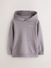 smALLSAINTS Purple Underground Oversized Pullover Hoodie - Image 8 of 13