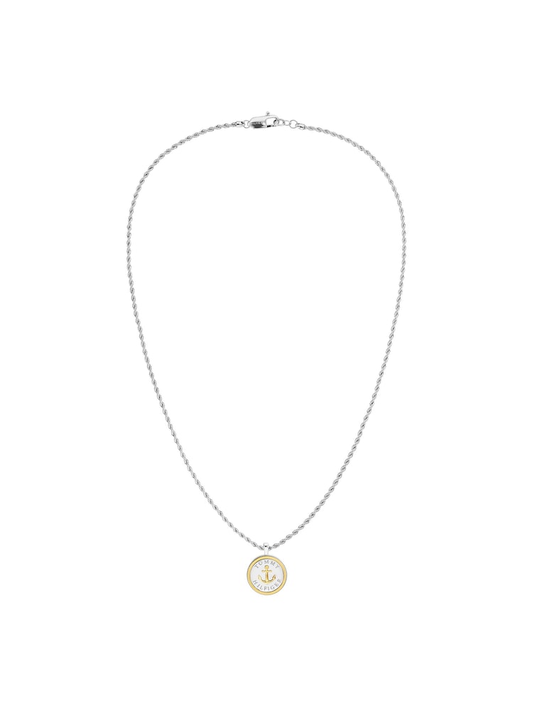 Tommy Hilfiger Silver Tone Nautical Stainless Steel Necklace - Image 1 of 3