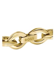 BOSS Gold Tone Fiora IP Bracelet - Image 5 of 5