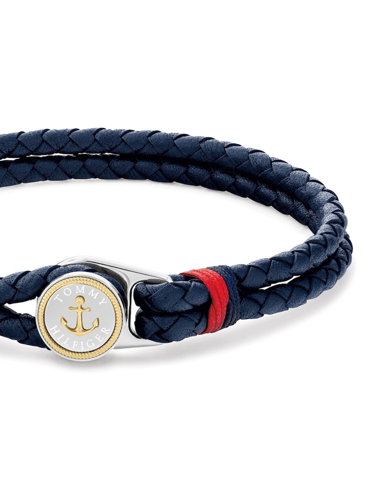 Tommy Hilfiger Blue Nautical Leather Bracelet - Image 2 of 4