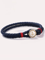 Tommy Hilfiger Blue Nautical Leather Bracelet - Image 3 of 4