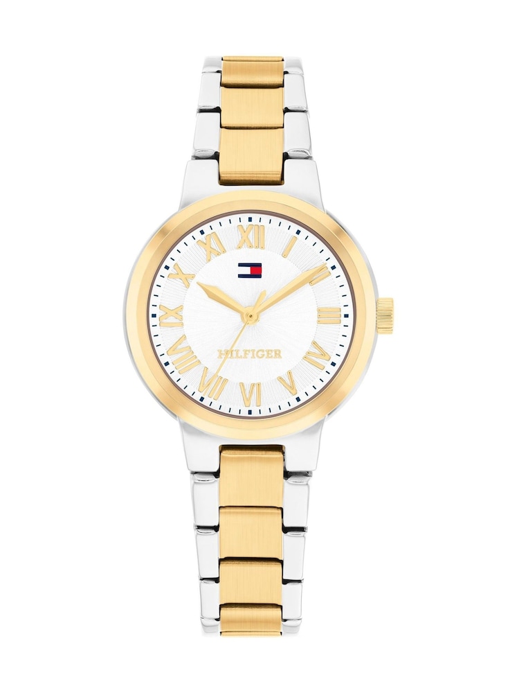 Tommy Hilfiger Gold Plated and Stainless Steel Watch - Image 2 of 4 Tommy Hilfiger Gold Plated and Stainless Steel Watch - Image 2 of 4