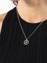 BOSS Silver Tone Double Divine Stainless Steel Necklace - Image 1 of 5