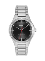 HUGO Silver Stainless Steel Bracelet Watch - Image 1 of 5