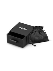 BOSS Silver Tone Kassy Stainless Earrings - Image 8 of 8