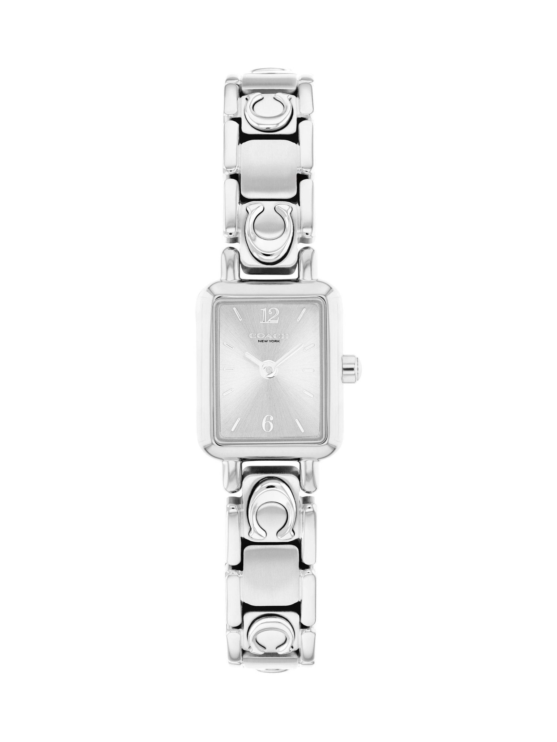 Coach Women's Silver Mara Plated Bracelet Watch